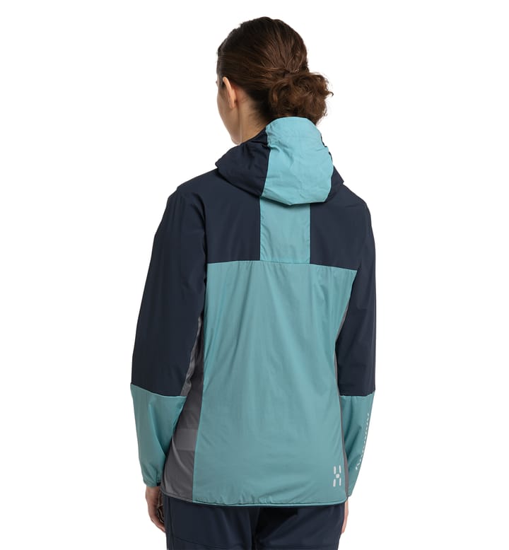 L.I.M Alpha Hood Women Frost Blue/Tarn Blue