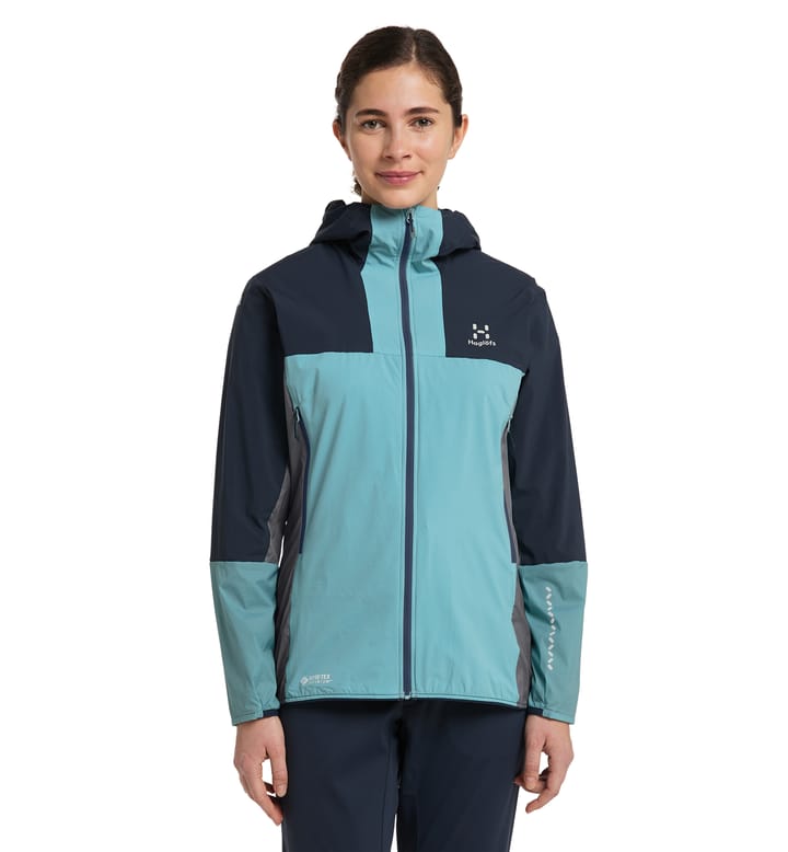 L.I.M Alpha Hood Women Frost Blue/Tarn Blue