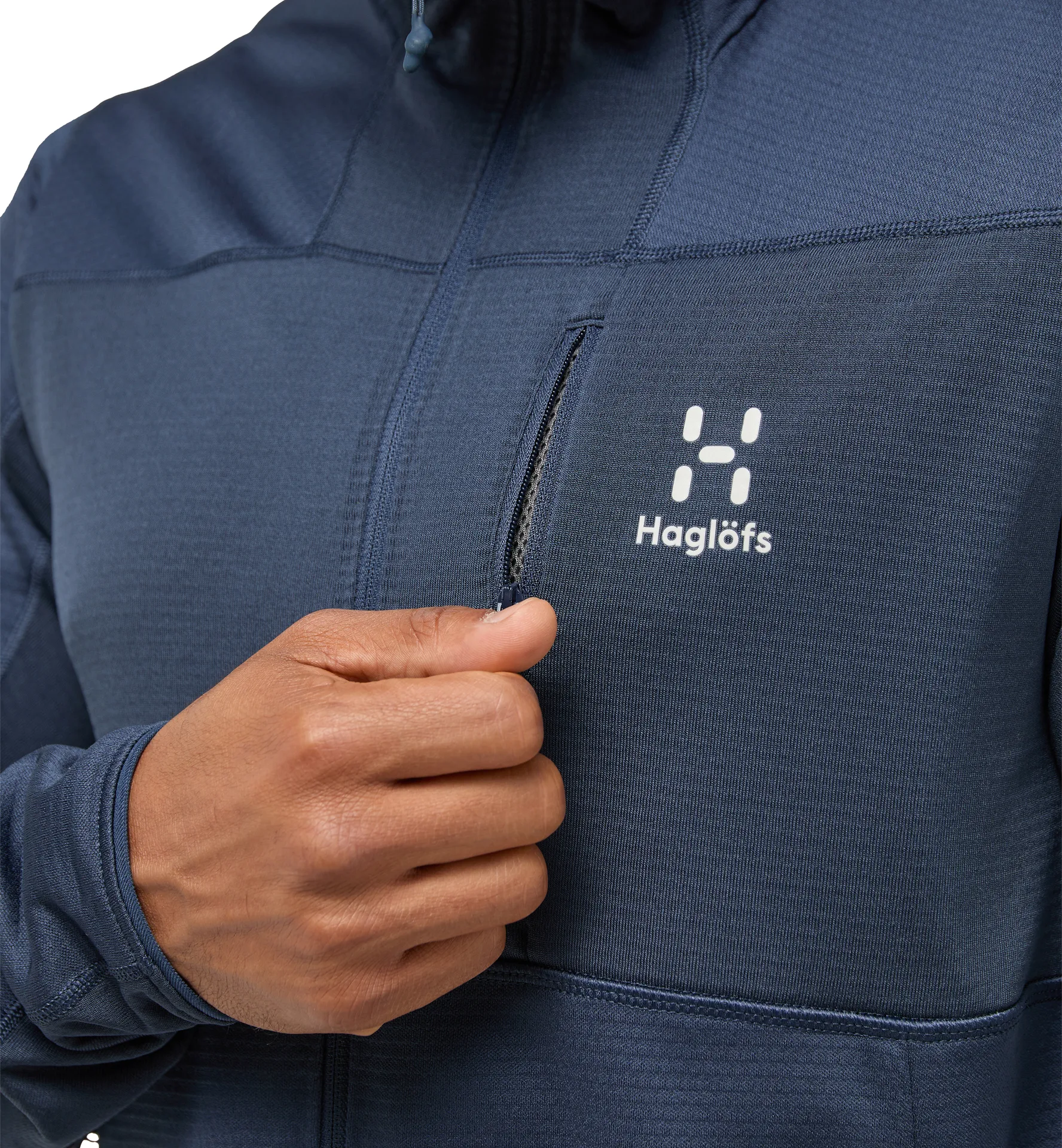 L.I.M Mid Fast Hood Men Tarn Blue