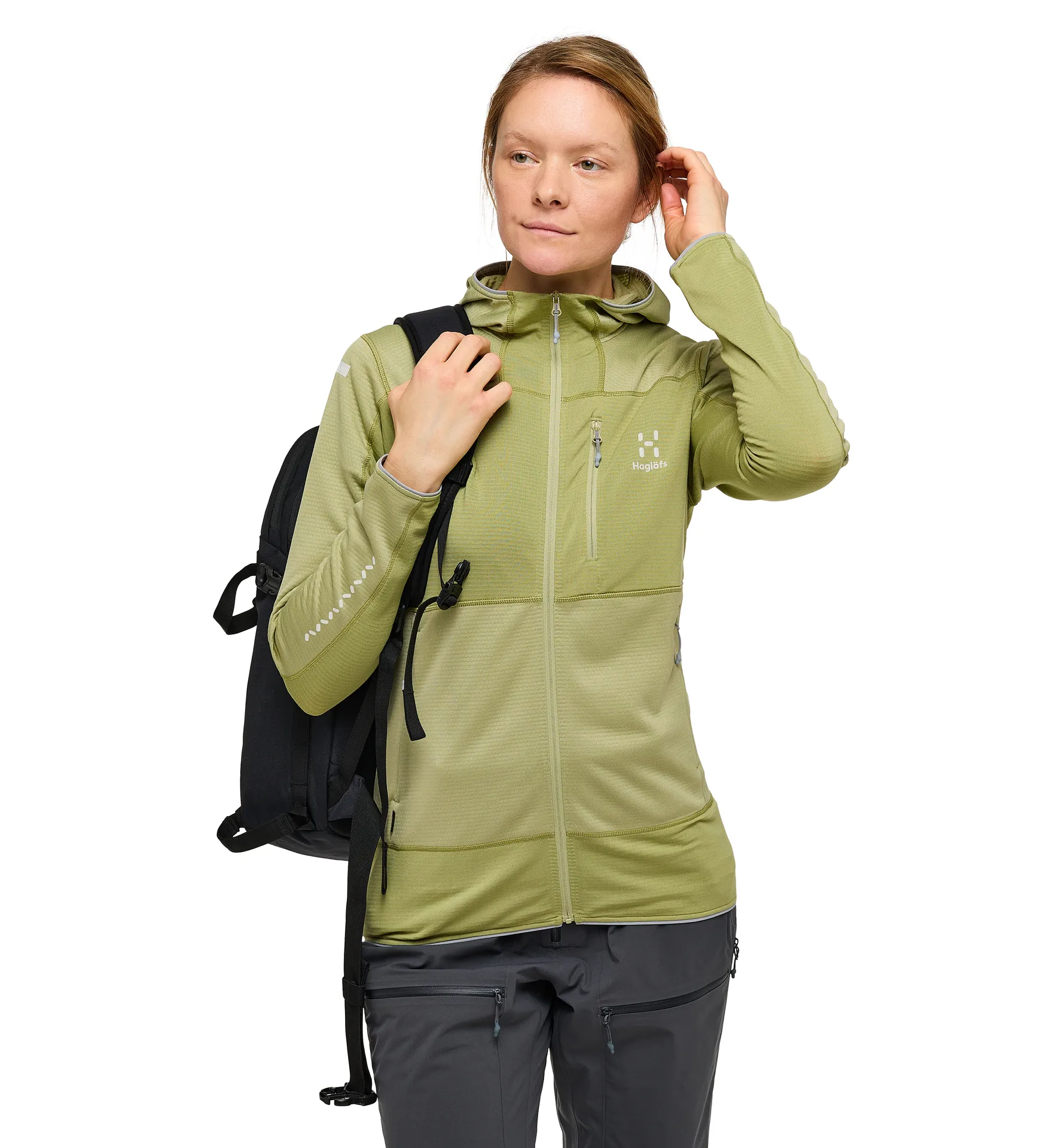 L.I.M Mid Fast Hood Women Thyme Green