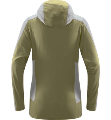 L.I.M Mid Fast Hood Women Concrete/Thyme Green