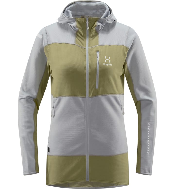 L.I.M Mid Fast Hood Women Concrete/Thyme Green