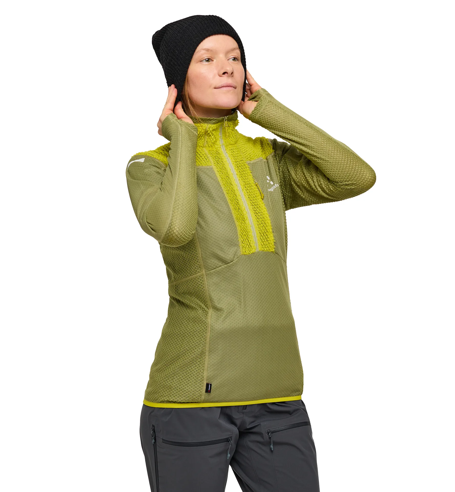 L.I.M Mid Fast Top Women Thyme Green/Aurora