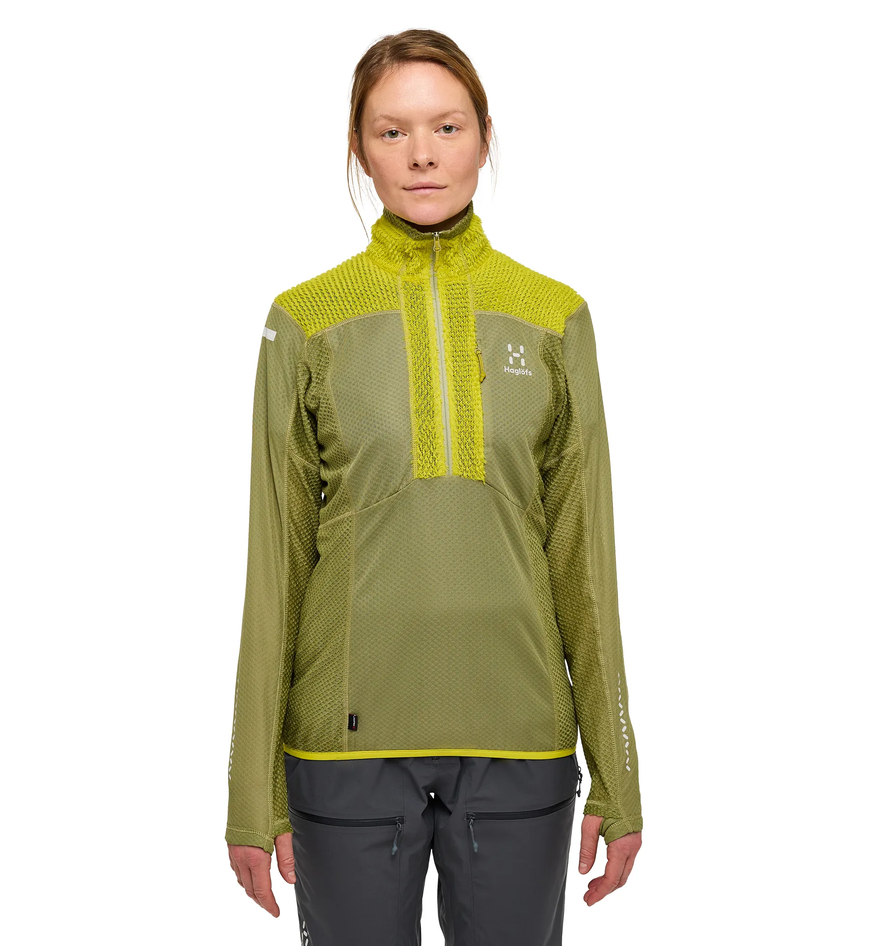 L.I.M Mid Fast Top Women Thyme Green/Aurora