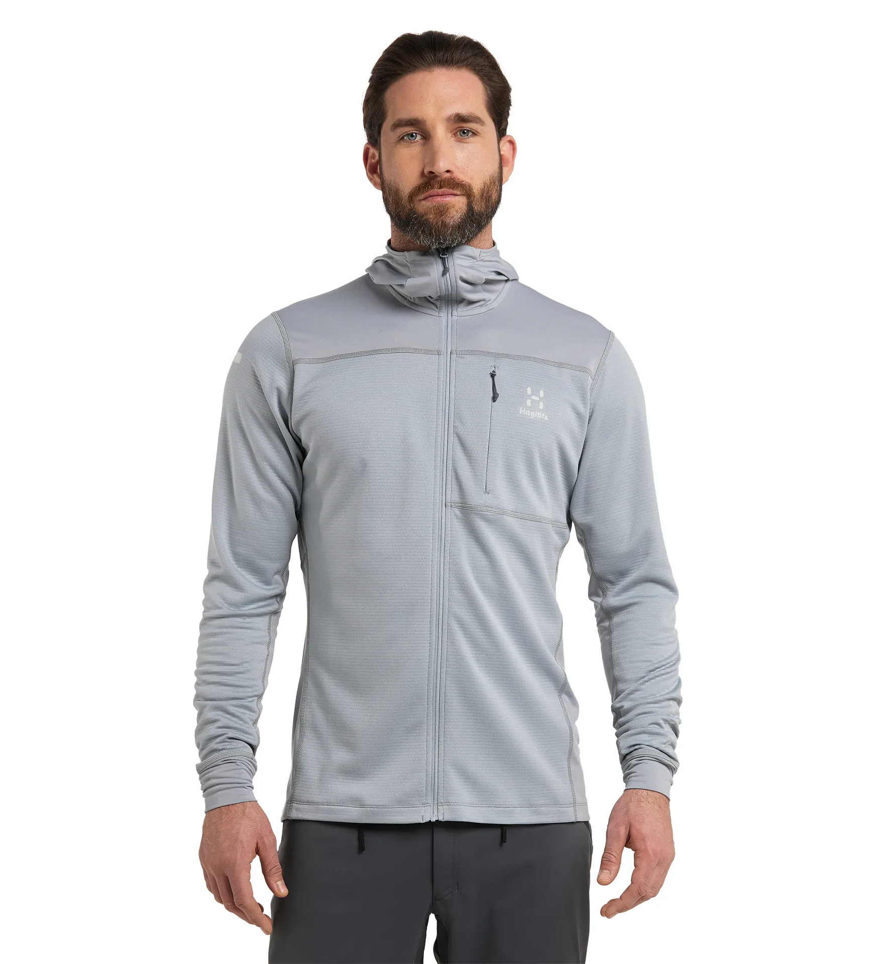 L.I.M Mid Multi Hood Men Concrete