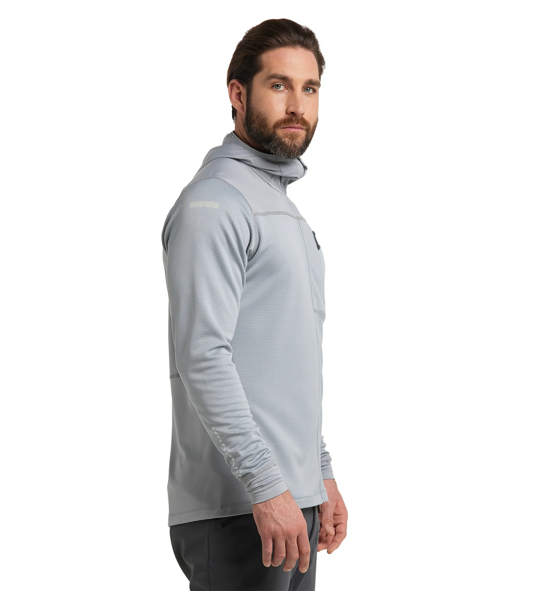 L.I.M Mid Multi Hood Men Concrete