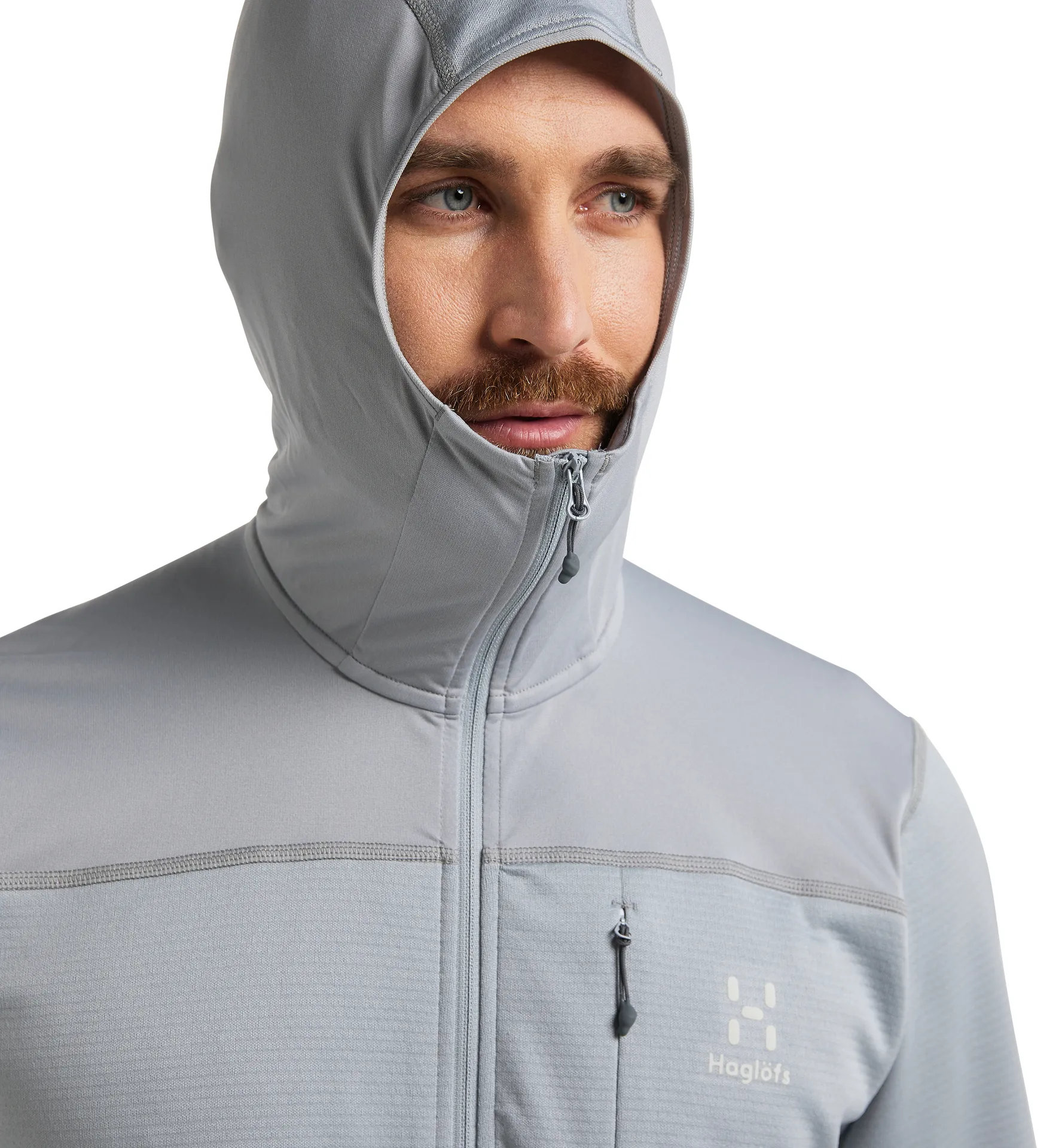 L.I.M Mid Multi Hood Men Concrete