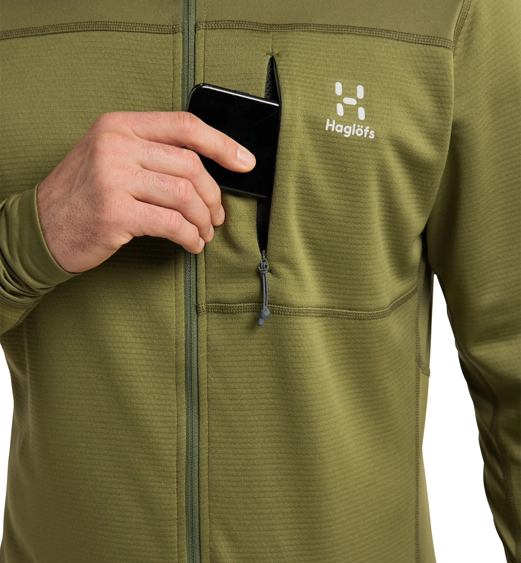 L.I.M Mid Multi Hood Men Olive Green