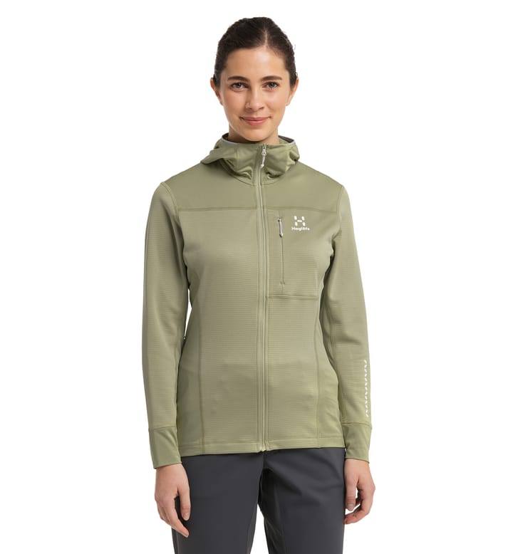 L.I.M Mid Multi Hood Women Thyme Green