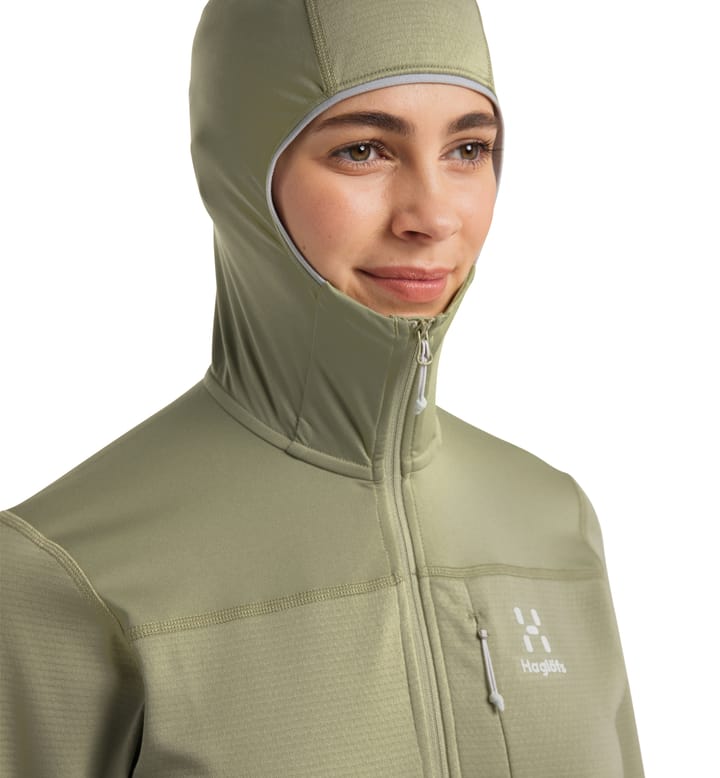 L.I.M Mid Multi Hood Women Thyme Green