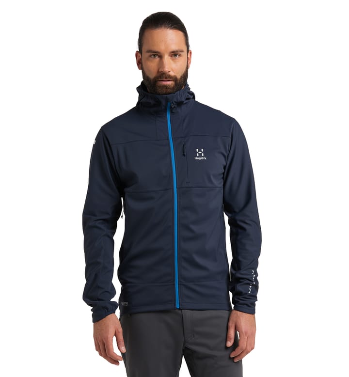 L.I.M Hybrid Softshell Jacket Men Tarn blue/Nordic blue