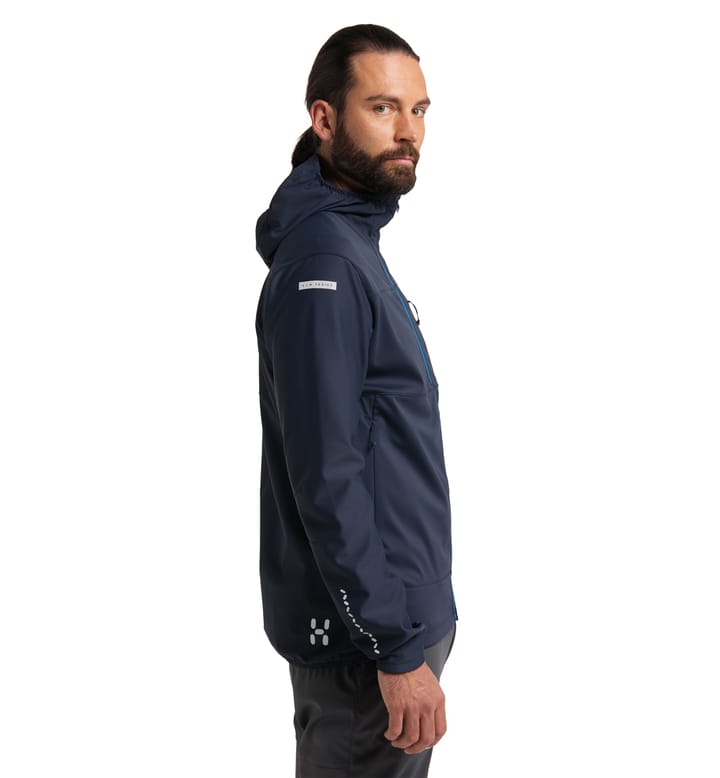 L.I.M Hybrid Softshell Jacket Men Tarn blue/Nordic blue