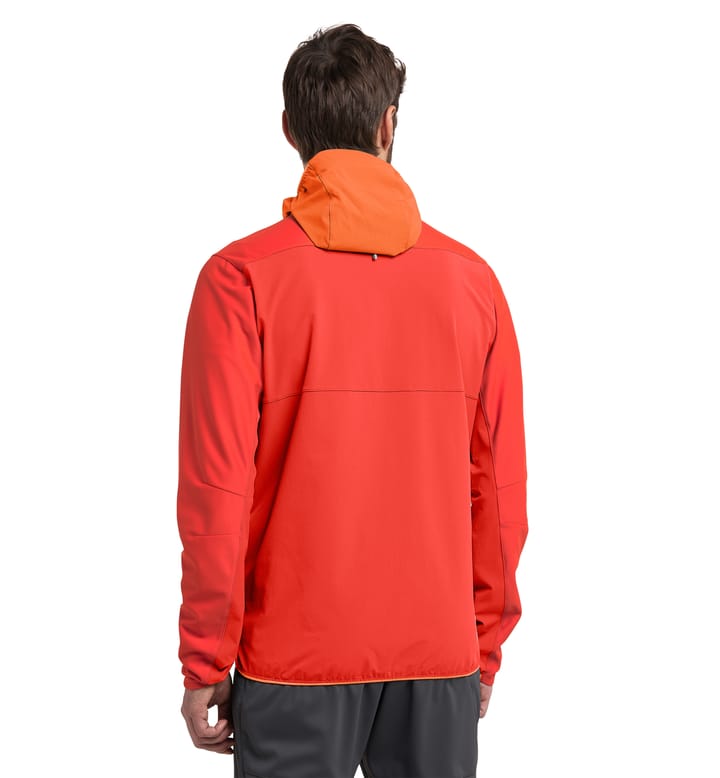 L.I.M Hybrid Softshell Jacket Men Habanero/Flame Orange