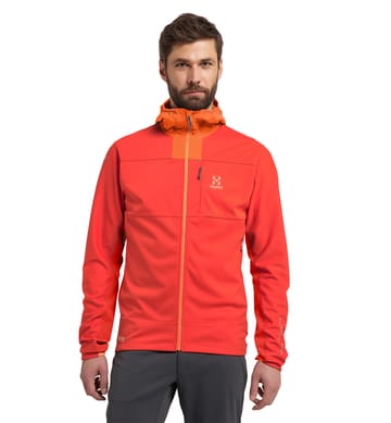 L.I.M Hybrid Softshell Jacket Men Habanero/Flame Orange