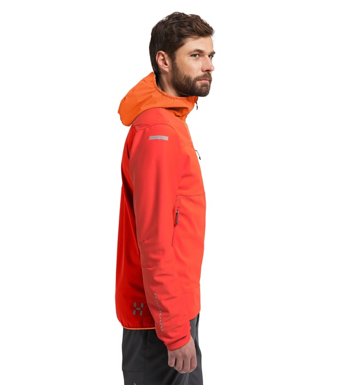 L.I.M Hybrid Softshell Jacket Men Habanero/Flame Orange