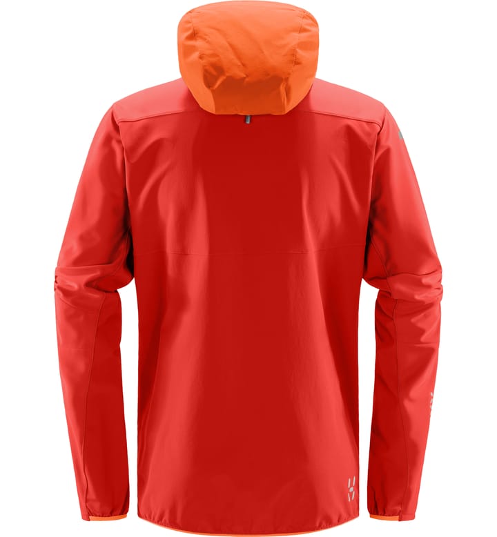 L.I.M Hybrid Softshell Jacket Men Habanero/Flame Orange