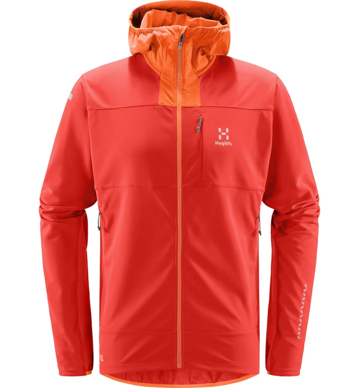 L.I.M Hybrid Softshell Jacket Men Habanero/Flame Orange