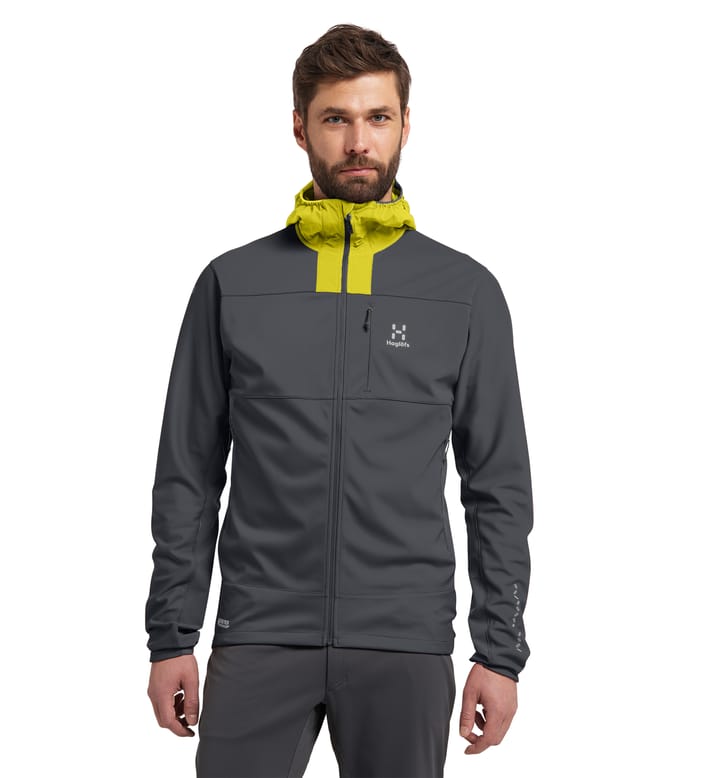 L.I.M Hybrid Softshell Jacket Men Magnetite/Aurora