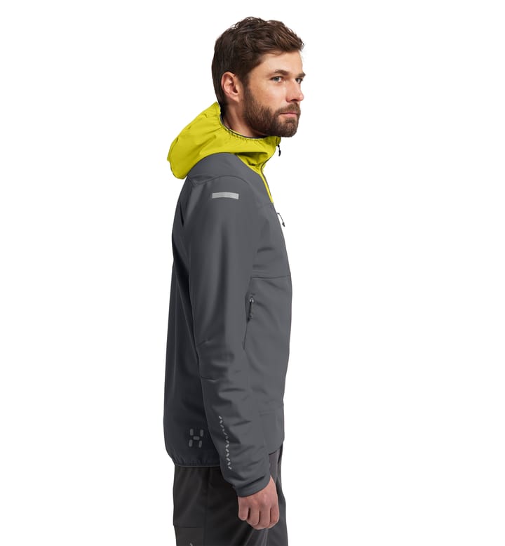 L.I.M Hybrid Softshell Jacket Men Magnetite/Aurora