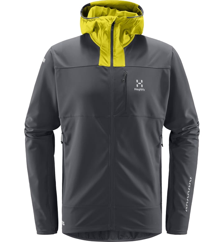 L.I.M Hybrid Softshell Jacket Men Magnetite/Aurora