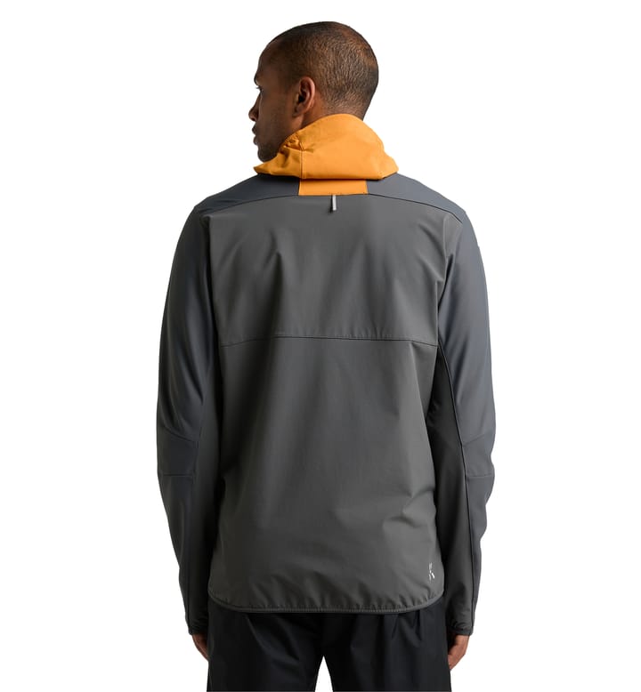 L.I.M Hybrid Softshell Jacket Men Magnetite/Desert Yellow