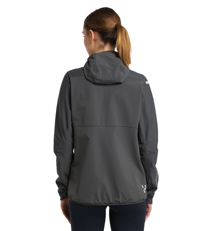 L.I.M Hybrid Softshell Jacket Women Magnetite/Concrete