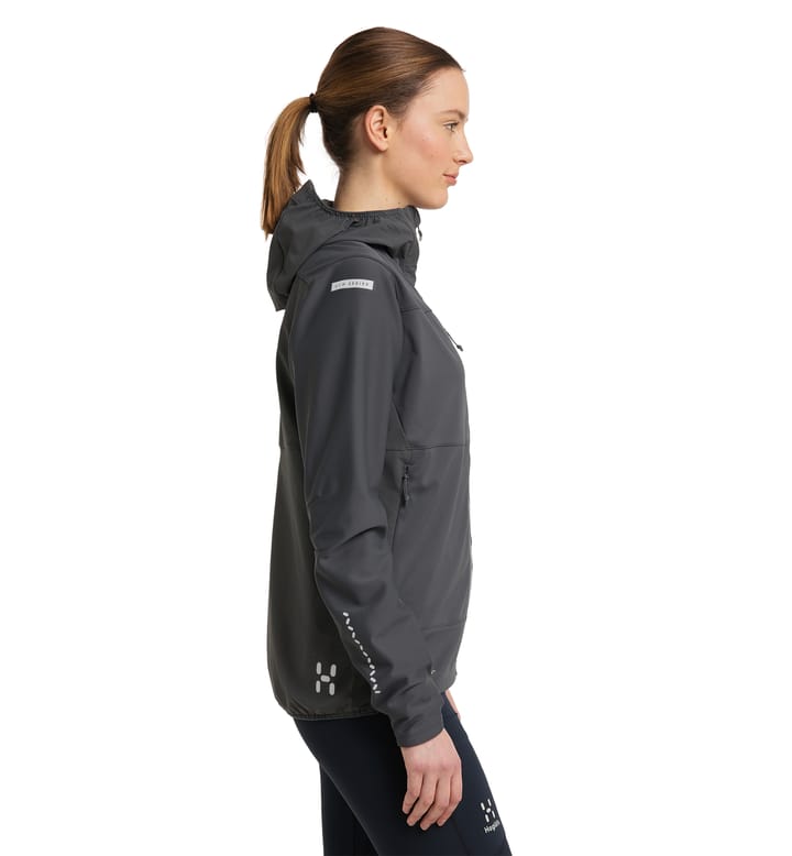 L.I.M Hybrid Softshell Jacket Women Magnetite/Concrete