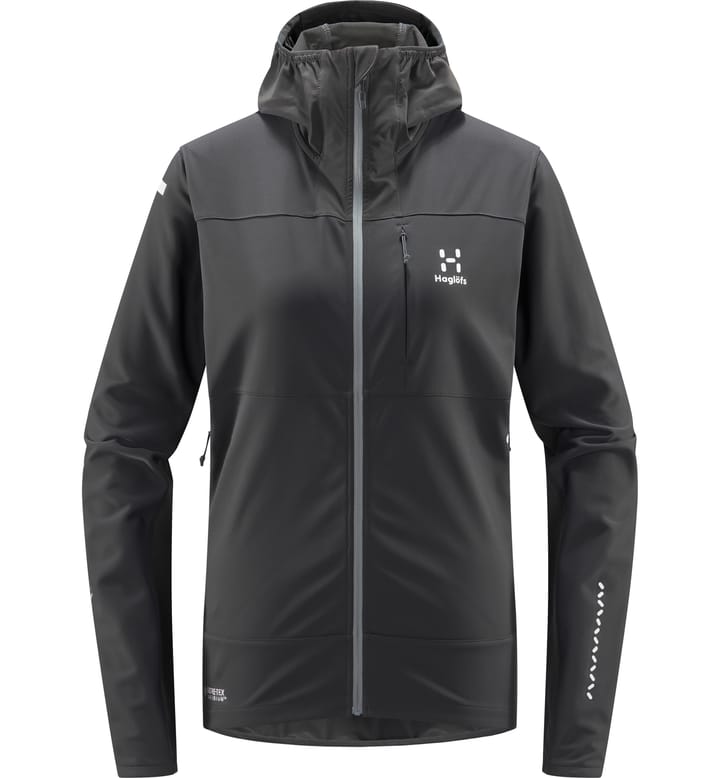 L.I.M Hybrid Softshell Jacket Women Magnetite/Concrete