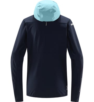 L.I.M Hybrid Softshell Jacket Women Tarn blue/Frost blue