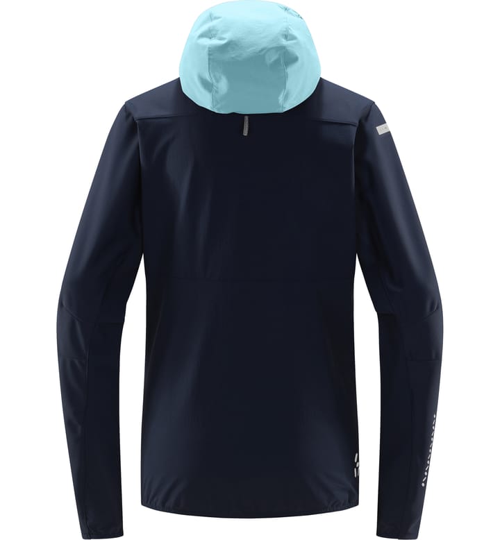 L.I.M Hybrid Softshell Jacket Women Tarn blue/Frost blue