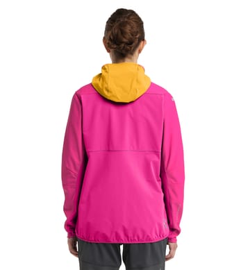 L.I.M Hybrid Softshell Jacket Women Ultra Pink/Autumn Leaves