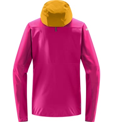 L.I.M Hybrid Softshell Jacket Women Ultra Pink/Autumn Leaves