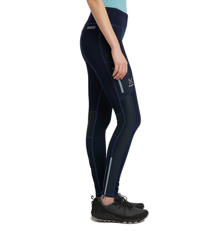 L.I.M Winter Tights Women Tarn Blue/Frost Blue