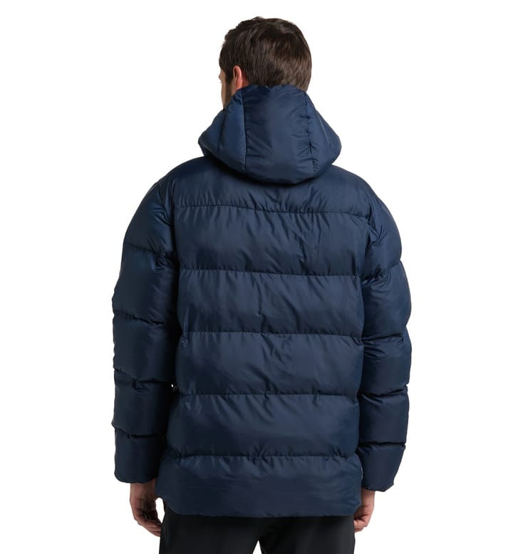 Puffy Mimic Hood Men Tarn Blue