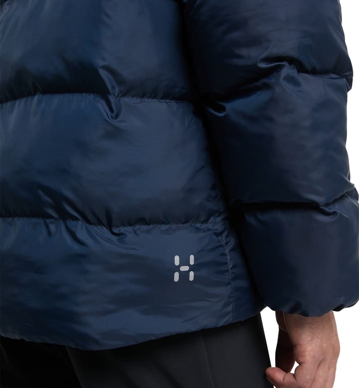 Puffy Mimic Hood Men Tarn Blue