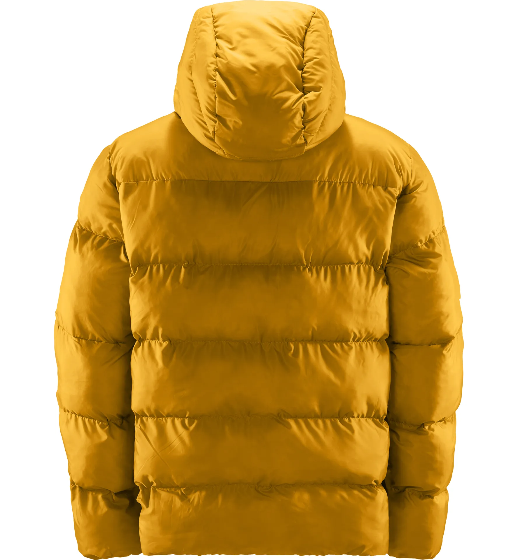 Puffy Mimic Hood Men Autumn Leaves