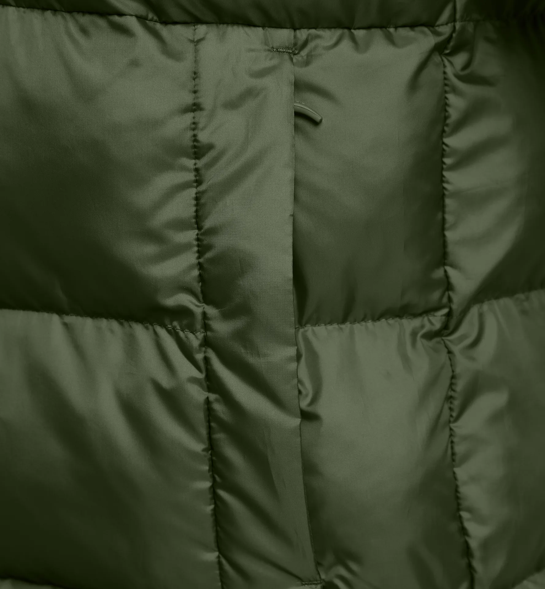 Puffy Mimic Hood Men Seaweed Green