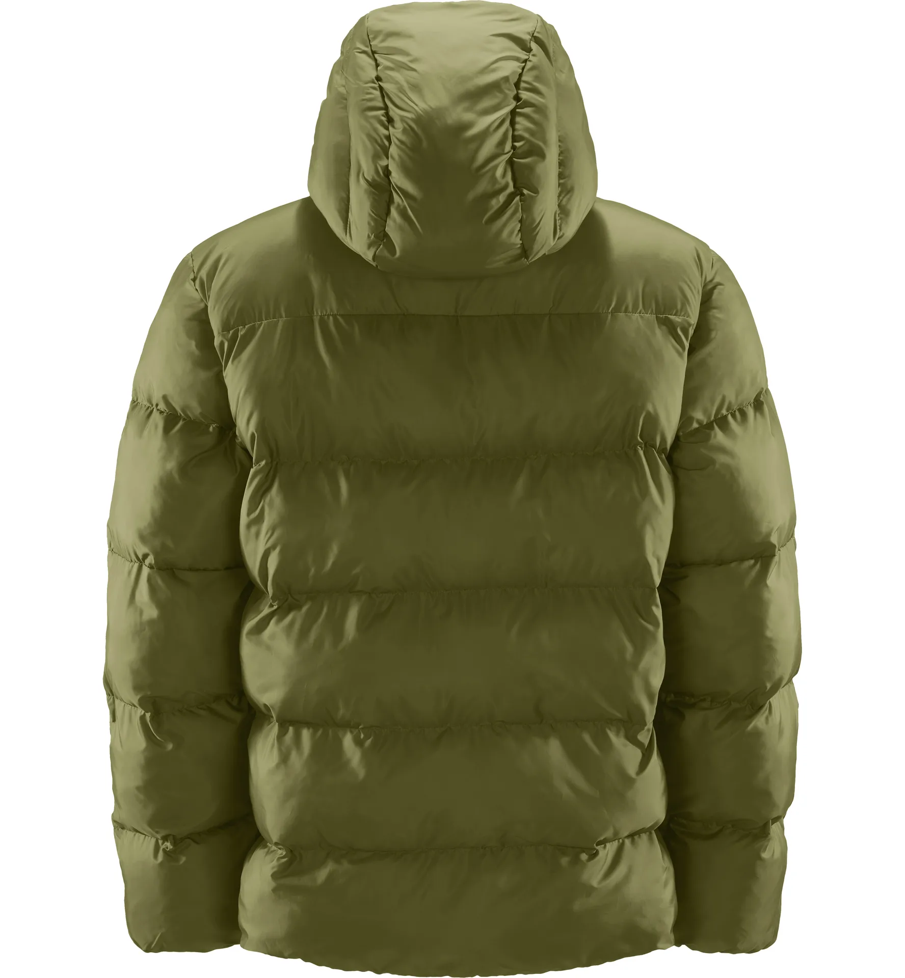 Puffy Mimic Hood Men Olive Green