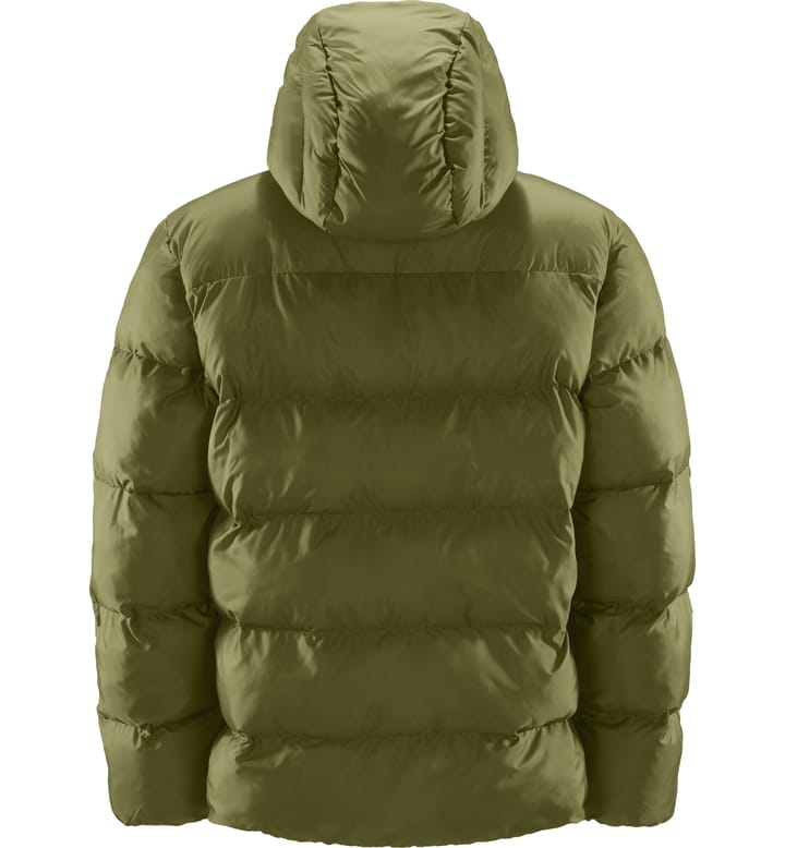 Puffy Mimic Hood Men Olive Green