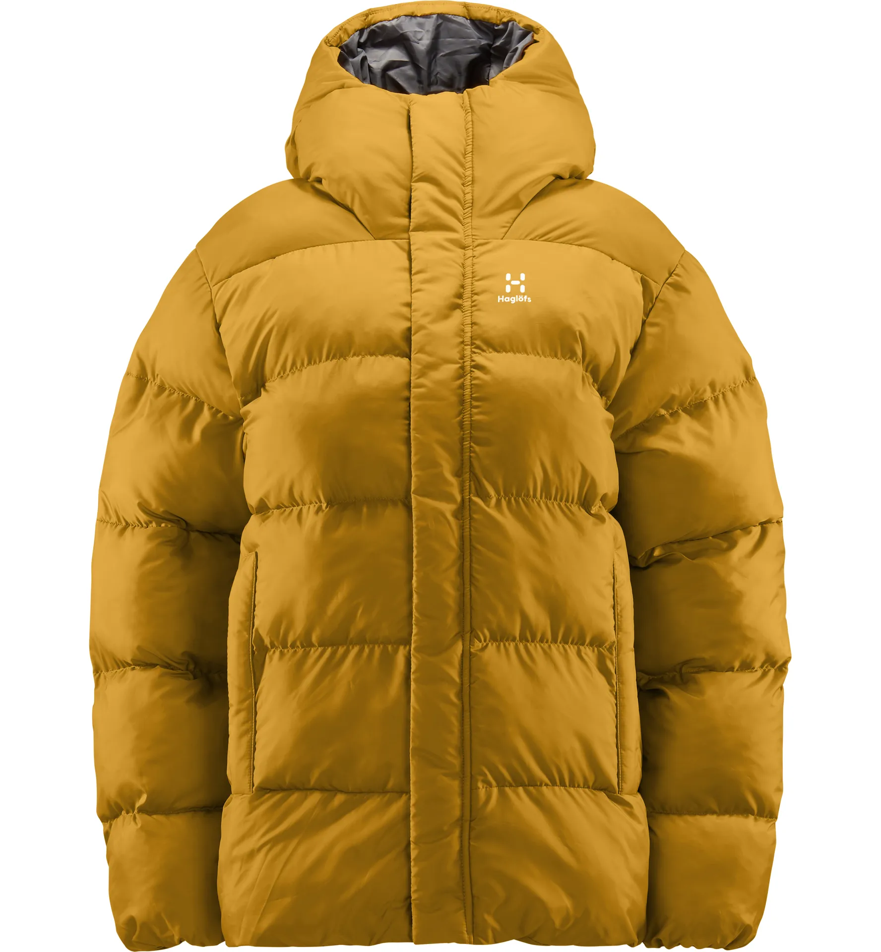 Puffy Mimic Hood Women Autumn Leaves