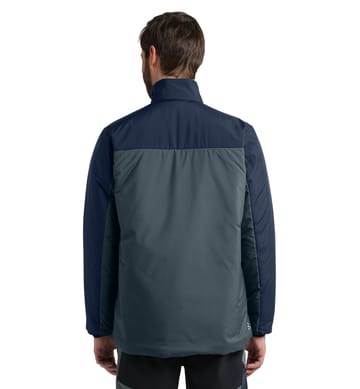 Mimic Silver Jacket Men Tarn Blue