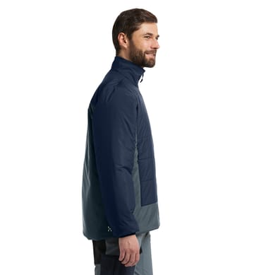 Mimic Silver Jacket Men Tarn Blue