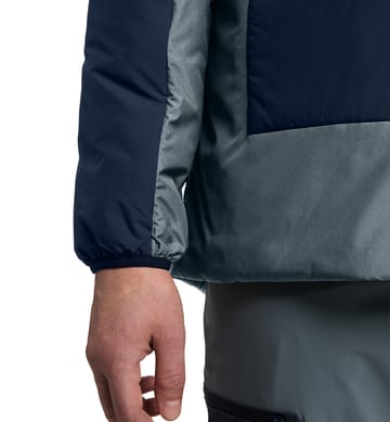 Mimic Silver Jacket Men Tarn Blue