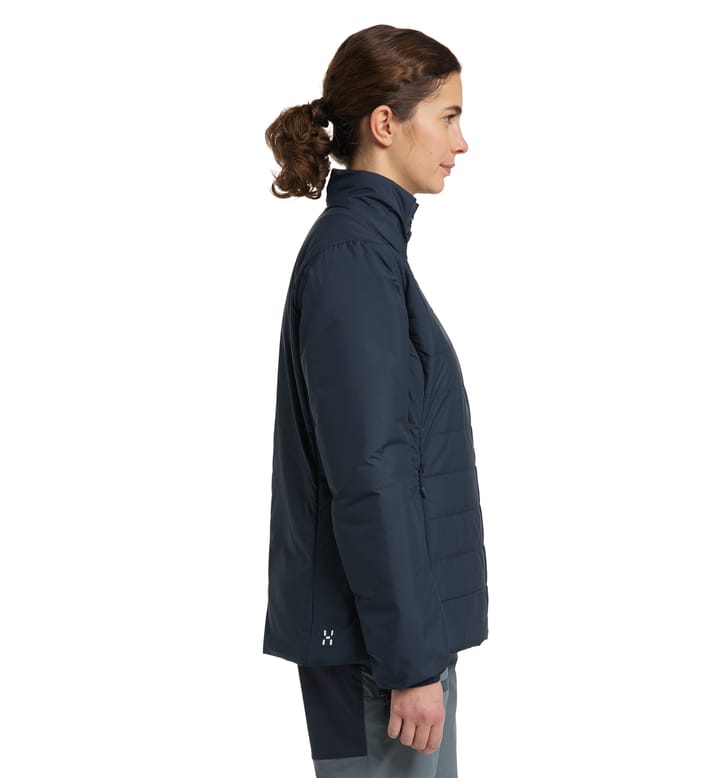 Mimic Silver Jacket Women Tarn Blue