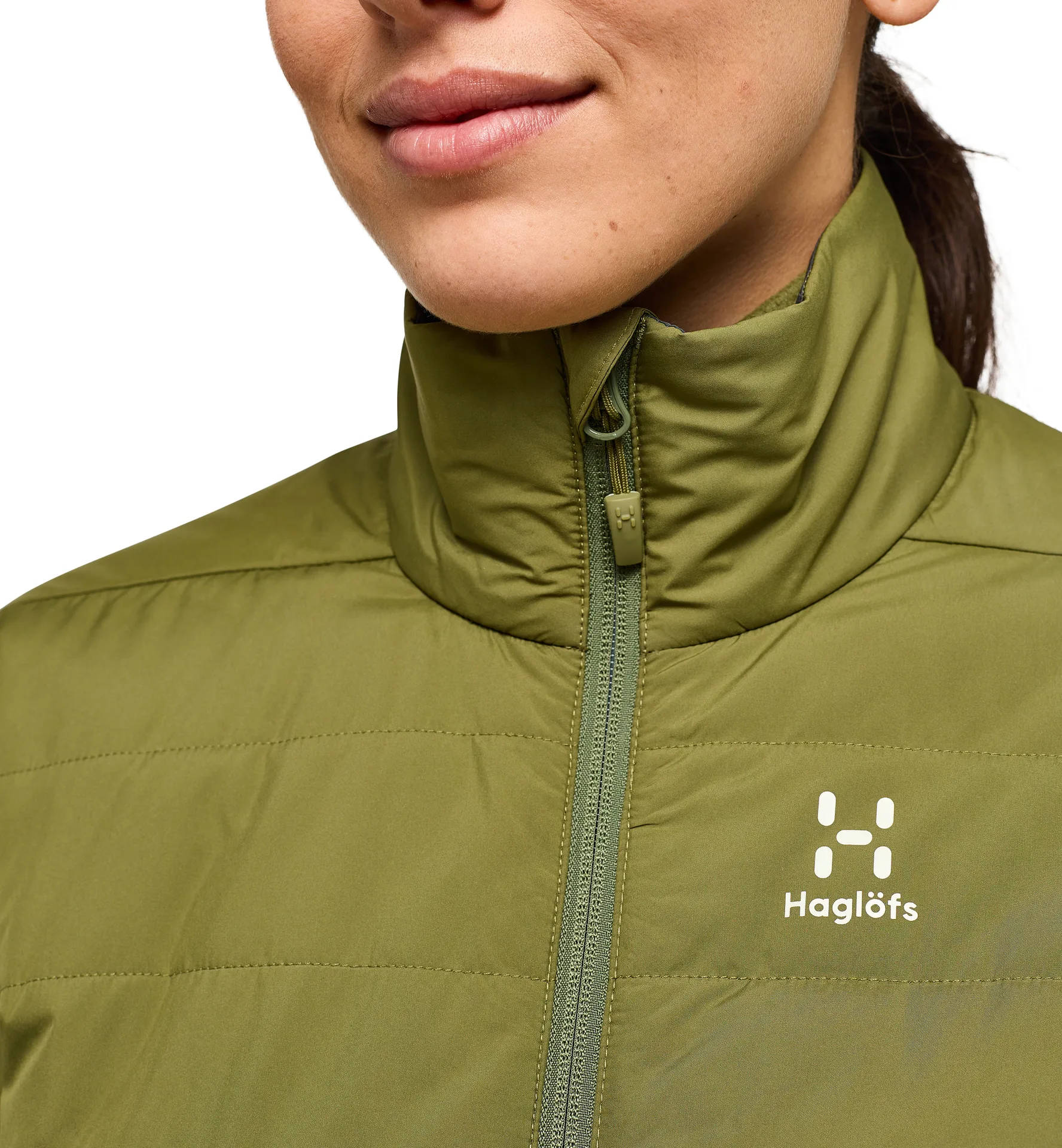 Mimic Silver Jacket Women Olive Green