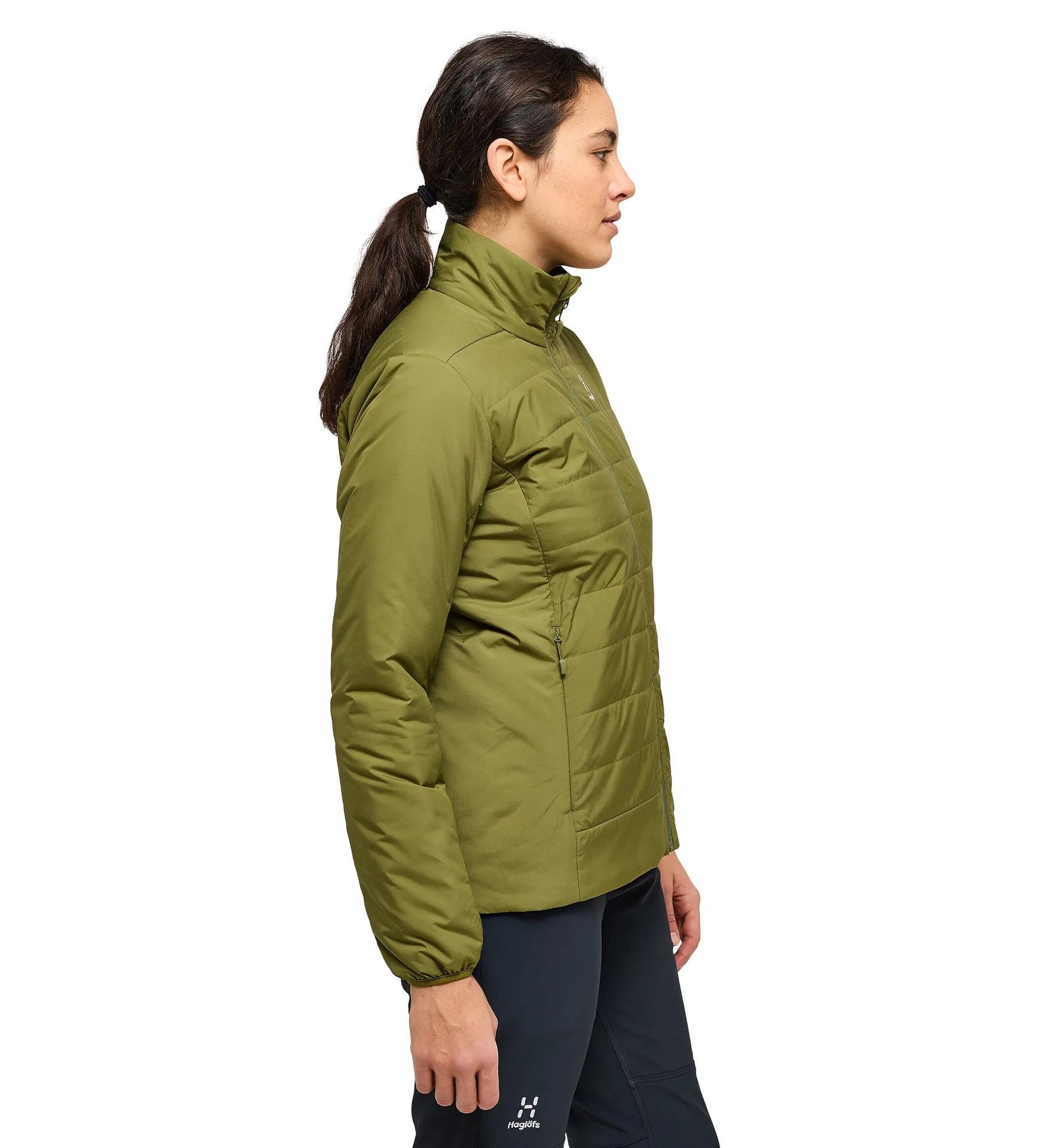 Mimic Silver Jacket Women Olive Green