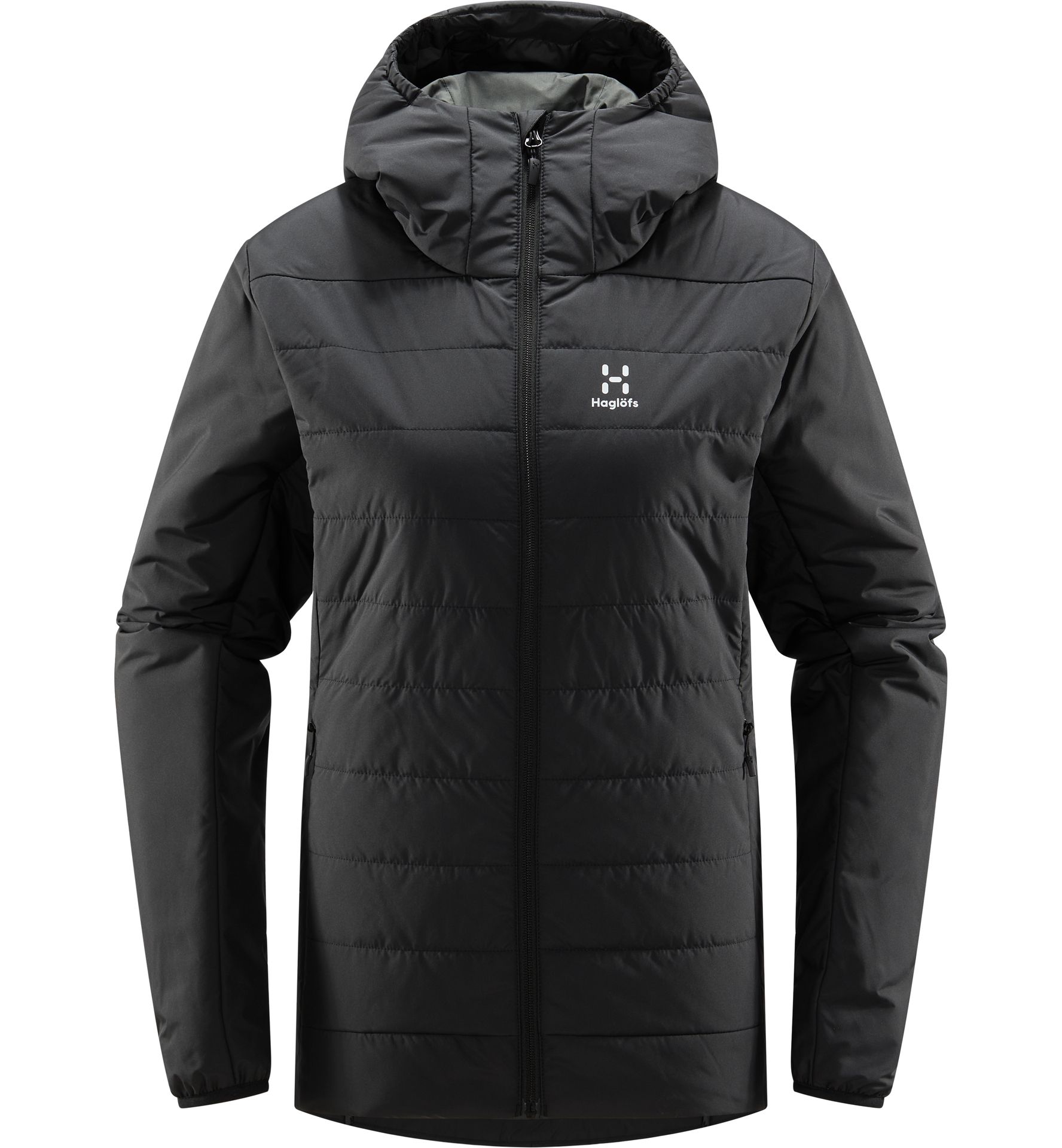 Mimic Silver Hood Women True Black
