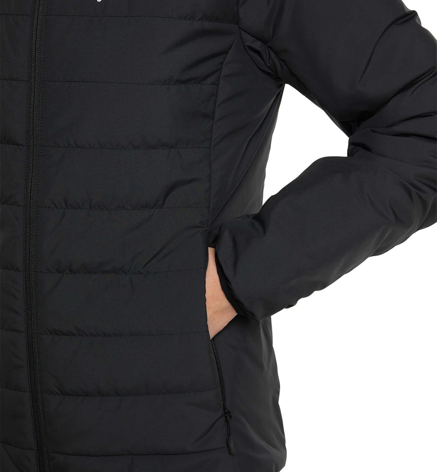 Mimic Silver Hood Women True Black