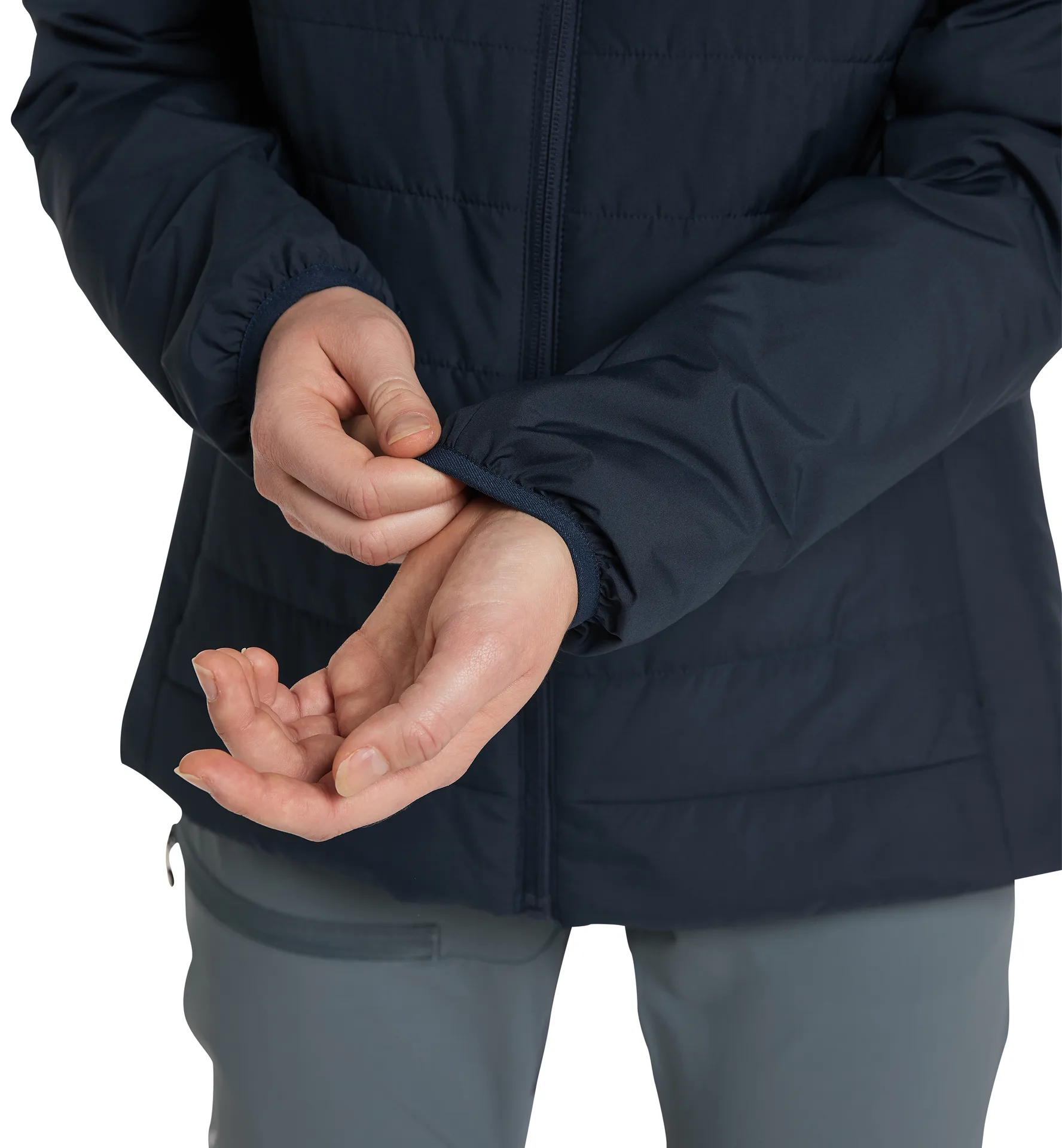 Mimic Silver Hood Women Tarn Blue