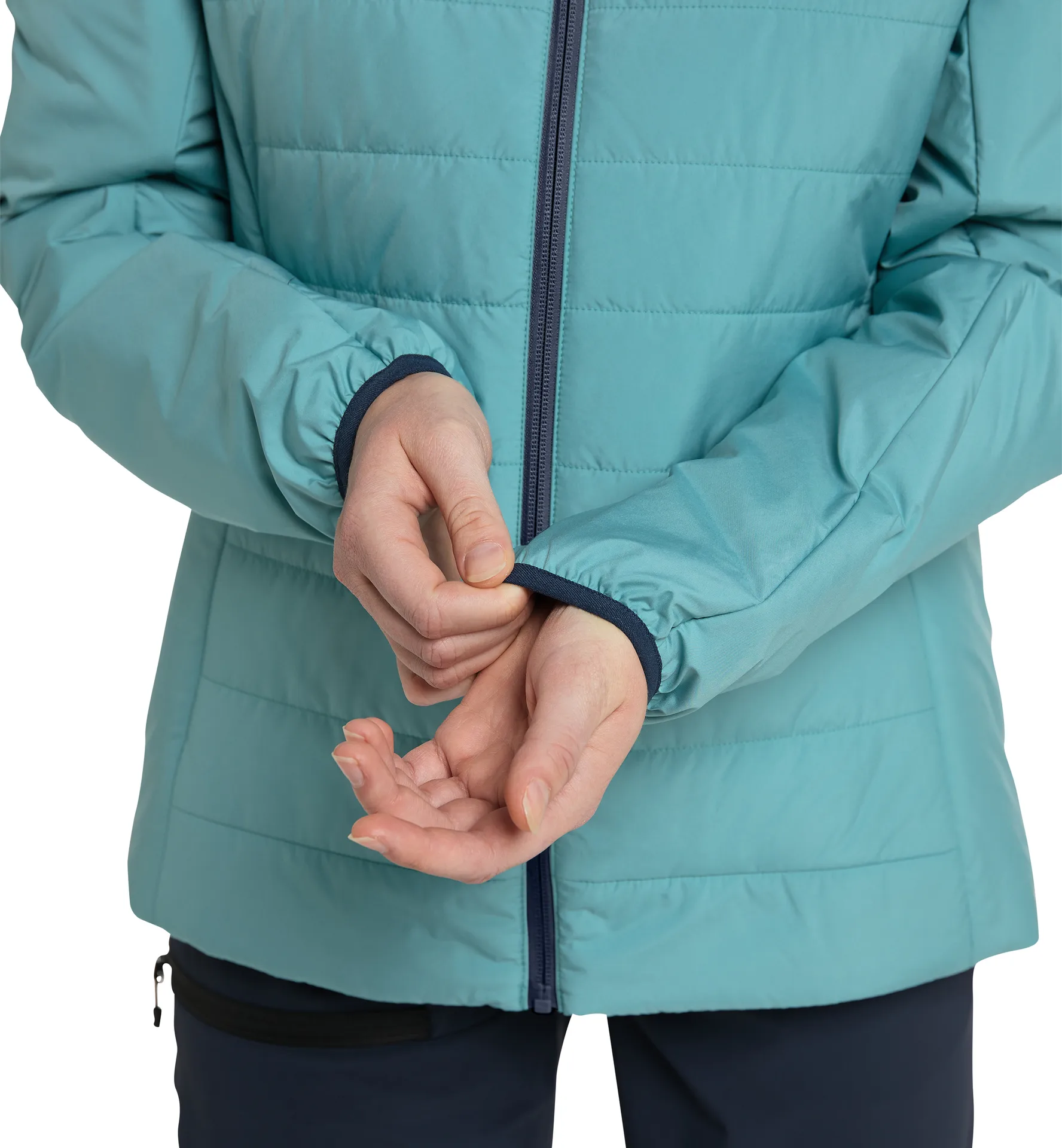 Mimic Silver Hood Women Frost Blue